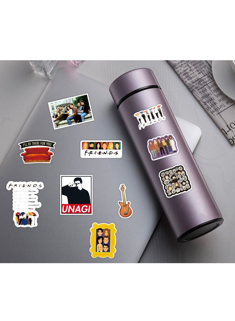 50 Pcs Classical American Drama Friends Stickers - Image 5