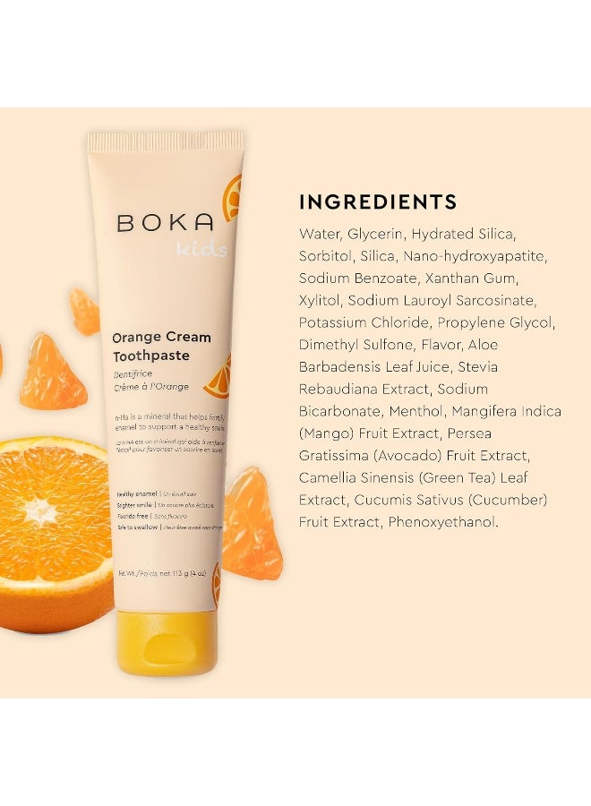 Boka Orange Cream Natural Toothpaste - Image 3