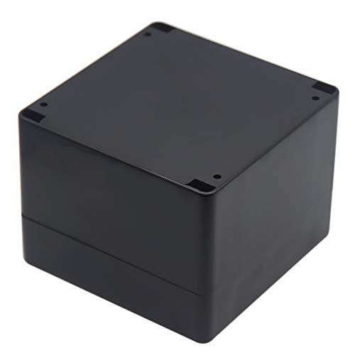Zulkit Junction Box, Zulkit Project Box IP65 Waterproof Outdoor Box ABS Plastic Electrical Boxes Electronic Enclosure Black4.7 x 4.7 x 3.5 inch(120 x 120 x 90 mm)(Pack of 2) - Image 3