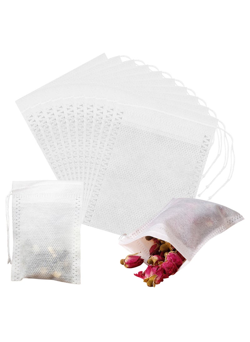 Generic - Disposable Non-Woven Drawstring Tea Filter Bags, 7 x 9cm, 100 pcs - Image 1