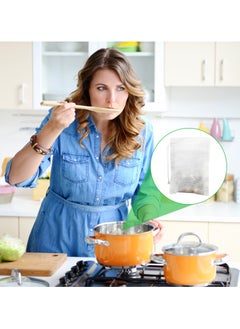 Generic Disposable Non-Woven Drawstring Tea Filter Bags, 7 x 9cm, 100 pcs  - Image 3