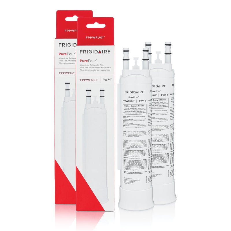 Frigidaire FPPWFU01 PurePourâ„¢ PWF-1â„¢ Refrigerator Water Filter Replacement | Set of 2