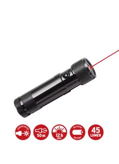 Brennenstuhl Brennenstuhl Eco-LED, Laser pointer with LED flashlight, 45lm, including 3x Micro AAA batteries 