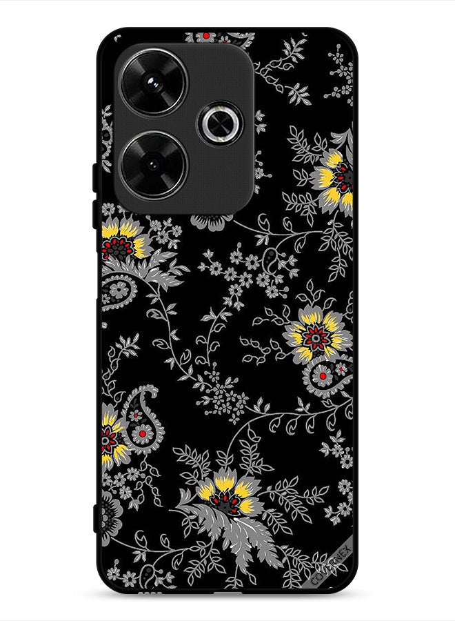 Covernex Xiaomi Redmi 13 4G Protective Case Cover Artistic Flower Wallpaper - Image 1