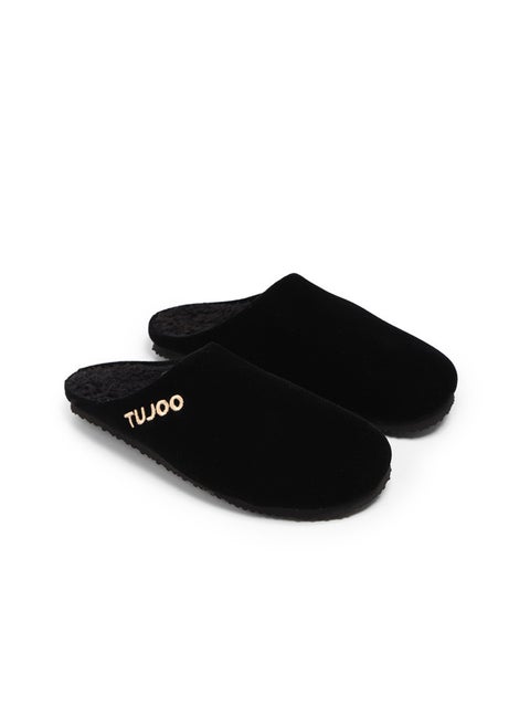 Tujoo Womens Warm Flat Mule