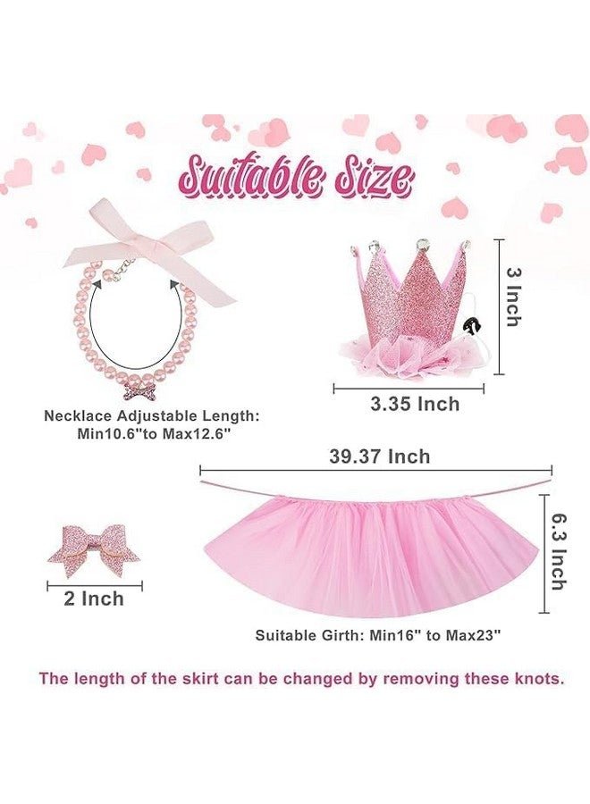 لوازم حفلات أعياد ميلاد الكلاب - زي عيد ميلاد الكلب - توتو وردي - Image 2