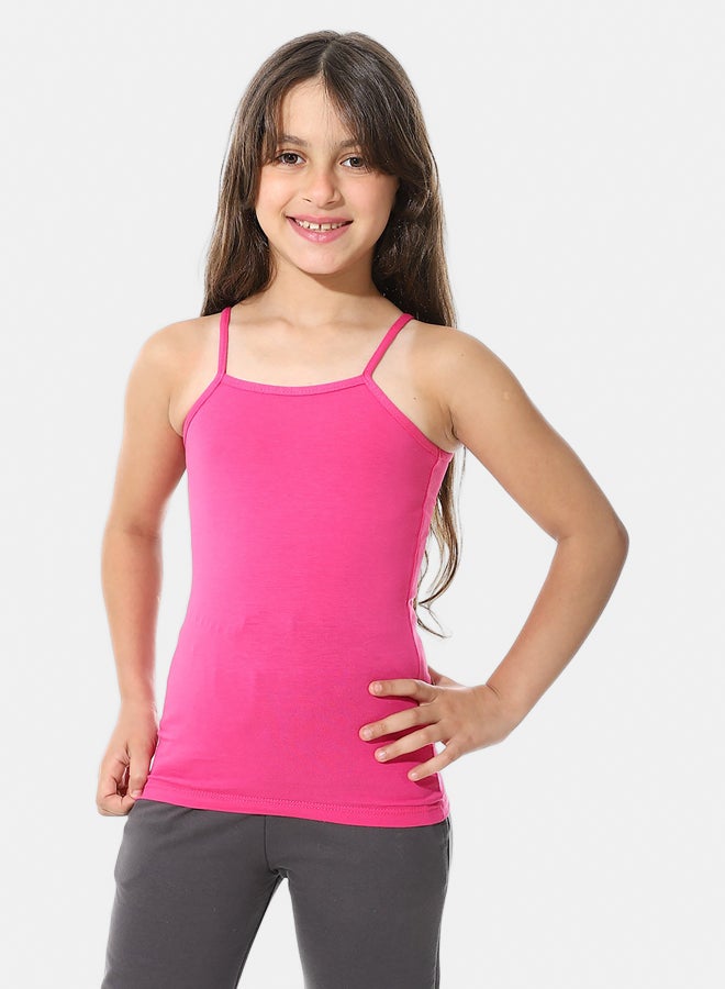 Andora Girls Sleeves Solid Cotton T-Shirt - Image 1