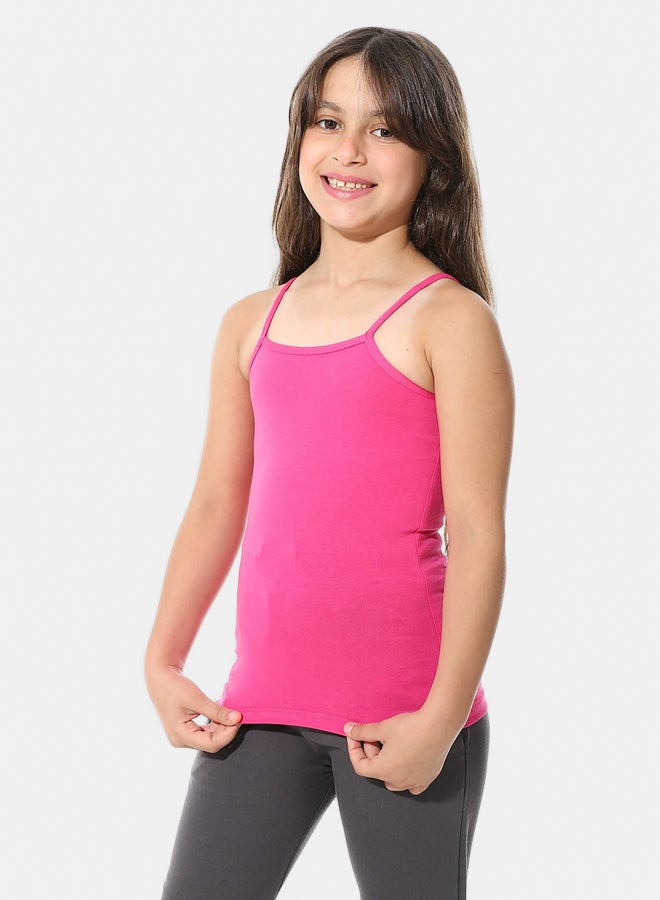 Andora Girls Sleeves Solid Cotton T-Shirt - Image 2