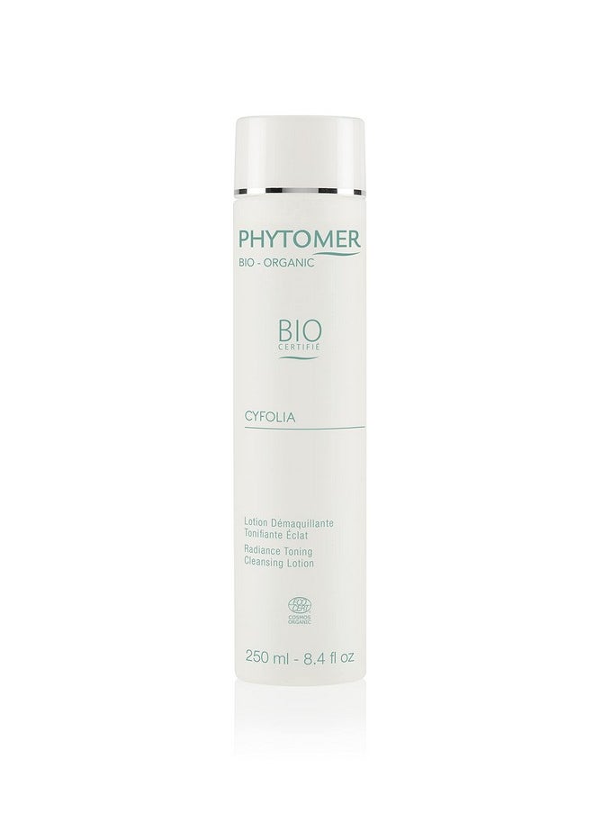 Phytomer - Cyfolia Organic Face Toning Cleansing Lotion | Healthy, All-Natural Facial Toner| Certified Organic | Gentle Face Cleanser & Makeup Remover | For Radiant, Glowing, Refreshed Skin | 250 Ml - Image 1