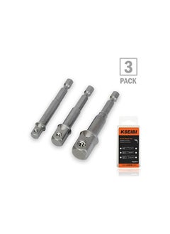 Socket Drive Bit Adaptor 1/4 inch, Drill to Socket Adapter, High-Performance, For Power Drill, Quick Bit Changes, For Fastening Nuts and Bolts, Wheel Changes, Automotive Repair and Maintenance