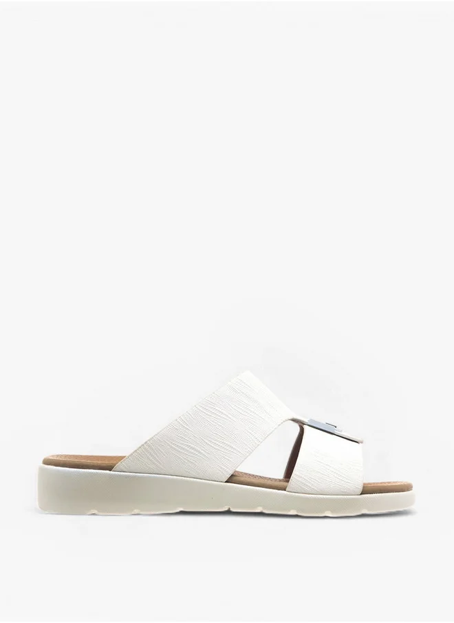LBL by Shoexpress Metal Accent Slip-On Arabic Sandals