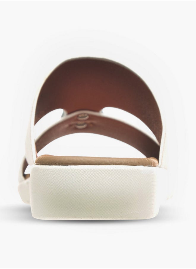LBL by Shoexpress Metal Accent Slip-On Arabic Sandals  - Image 4