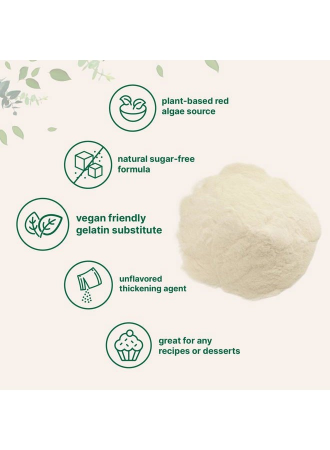 Micro Ingredients Agar Agar Powder, 1lb (16oz) | Planted-Based Source from Red Algae | Unflavored Thickening Agent for Cooking & Baking | Vegan Substitute for Beef Gelatin | Non-GMO, Vegan Friendly - Image 4