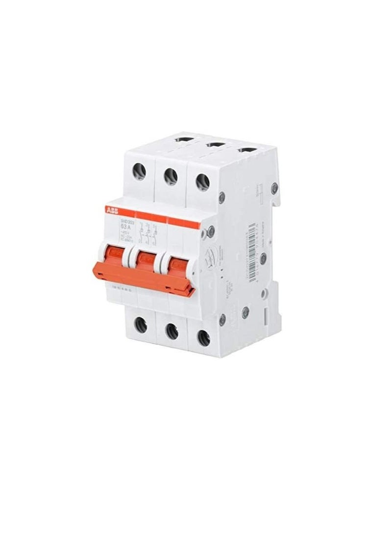 ABB 40A 3P ISOLATOR SHD203/40 2CDD273111R0040 - Image 1