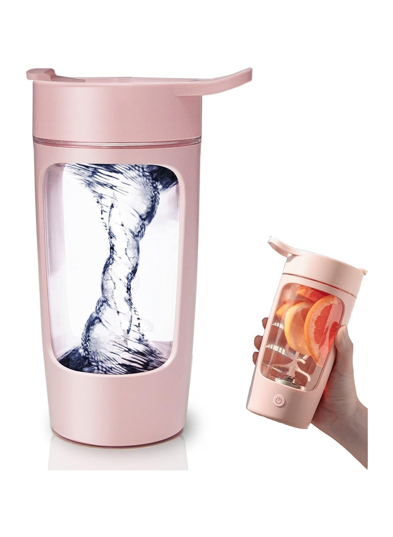 Generic Electric Protein Shaker Bottles 22oz Portable 2 min Mixer Cup for Smooth Shakes & Supplements Self Stirring Mug for Coffee milk powder oatmeal milkshake random color product - Image 5