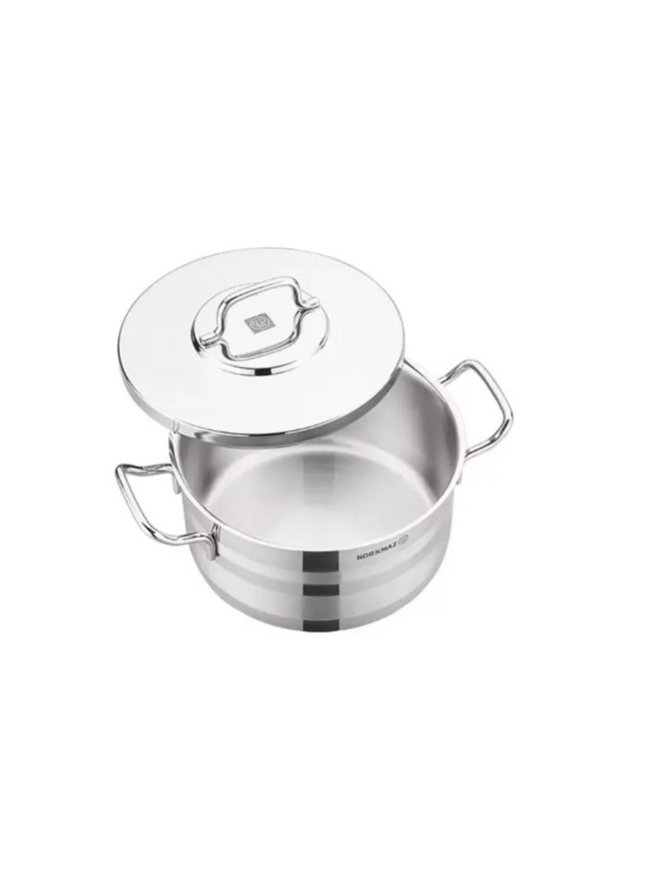 Korkmaz Astron Stainless Steel Cookware Set, 8 Pieces - Image 3