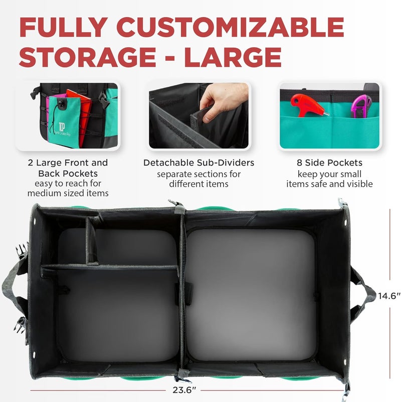 TRUNKCRATEPRO Heavy Duty Trunk Organizer - Image 2