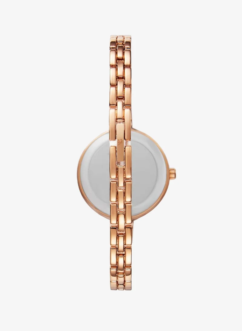 Kenneth Scott Pink Women's Alloy Analog Watch K22522-RBKP - 27 mm for Women | Best Price UAE
