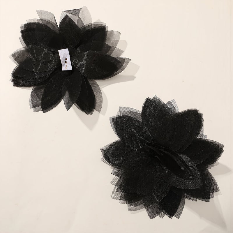 No Itchy Soft Organza Flower Appliques Skin Friendly No Scratch For Sensitive - Image 2