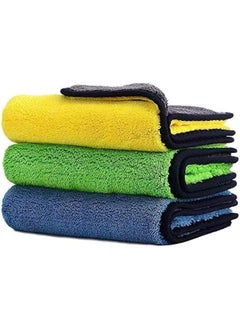 MOTRK MOTRK Car Drying Towel, Free Microfiber Cleaning Cloth,Premium Professional Soft Microfiber Towel,Super Absorbent Detailing Towel for Car/Windows/Screen/Kitchen,30x30cm 3Pack  - Image 1