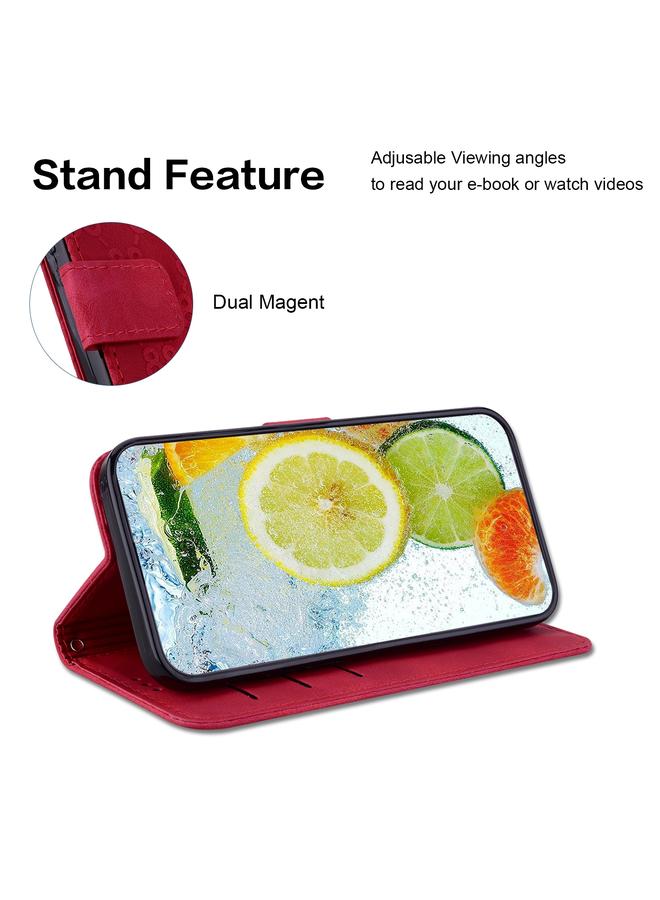 زبون جراب لهاتف Infinix Note 30 VIP، جراب هاتف جلدي منقوش مزدوج على شكل 8 - Image 5