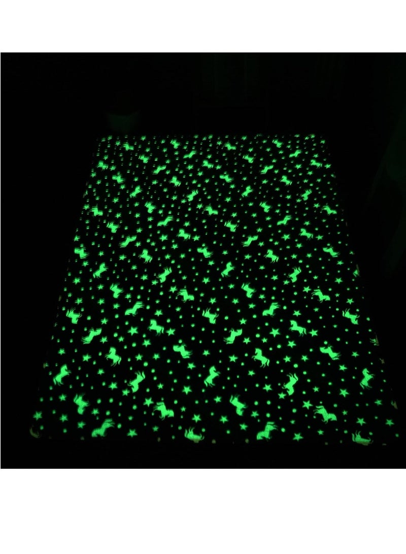 Luminous Carpet Glow in the Dark Space Rugs UNICORN 50 * 80 cm - Image 3