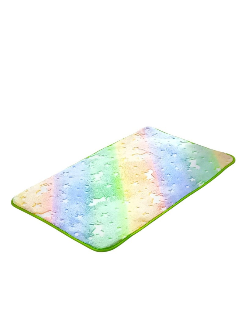 Luminous Carpet Glow in the Dark Space Rugs UNICORN 50 * 80 cm - Image 1