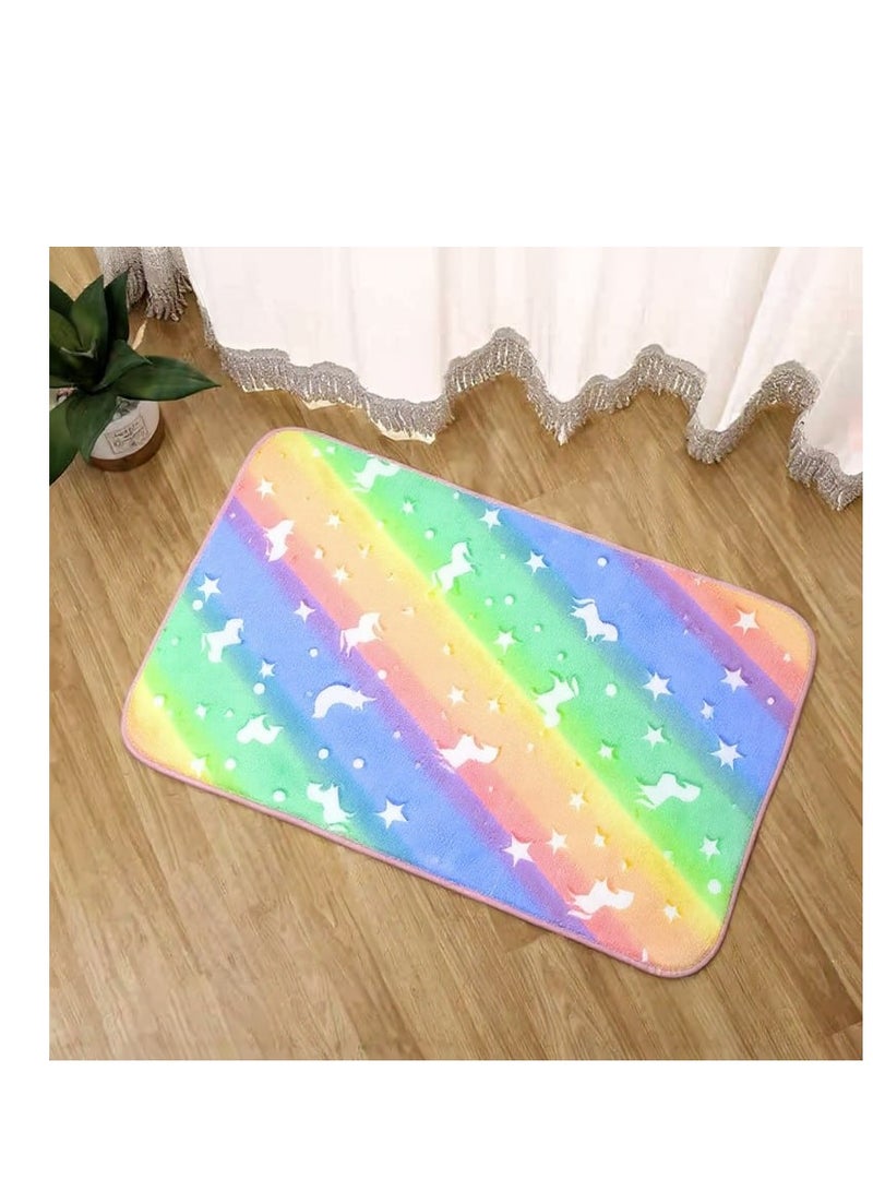 Luminous Carpet Glow in the Dark Space Rugs UNICORN 50 * 80 cm - Image 2