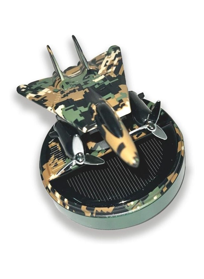 معطر جو للسيارة يعمل بالطاقة الشمسية بتصميم طائرة دوارة - Image 2