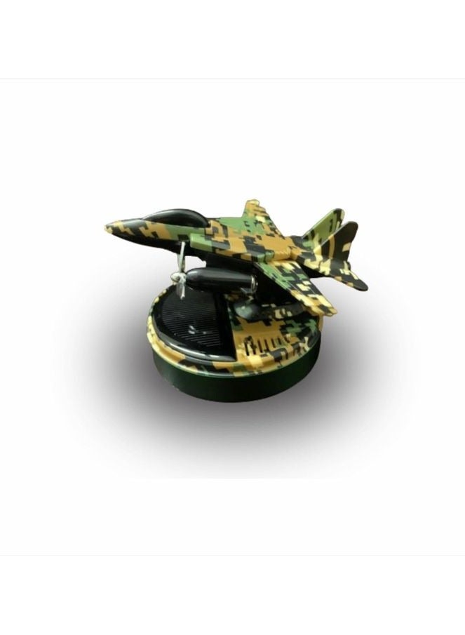 معطر جو للسيارة يعمل بالطاقة الشمسية بتصميم طائرة دوارة - Image 3