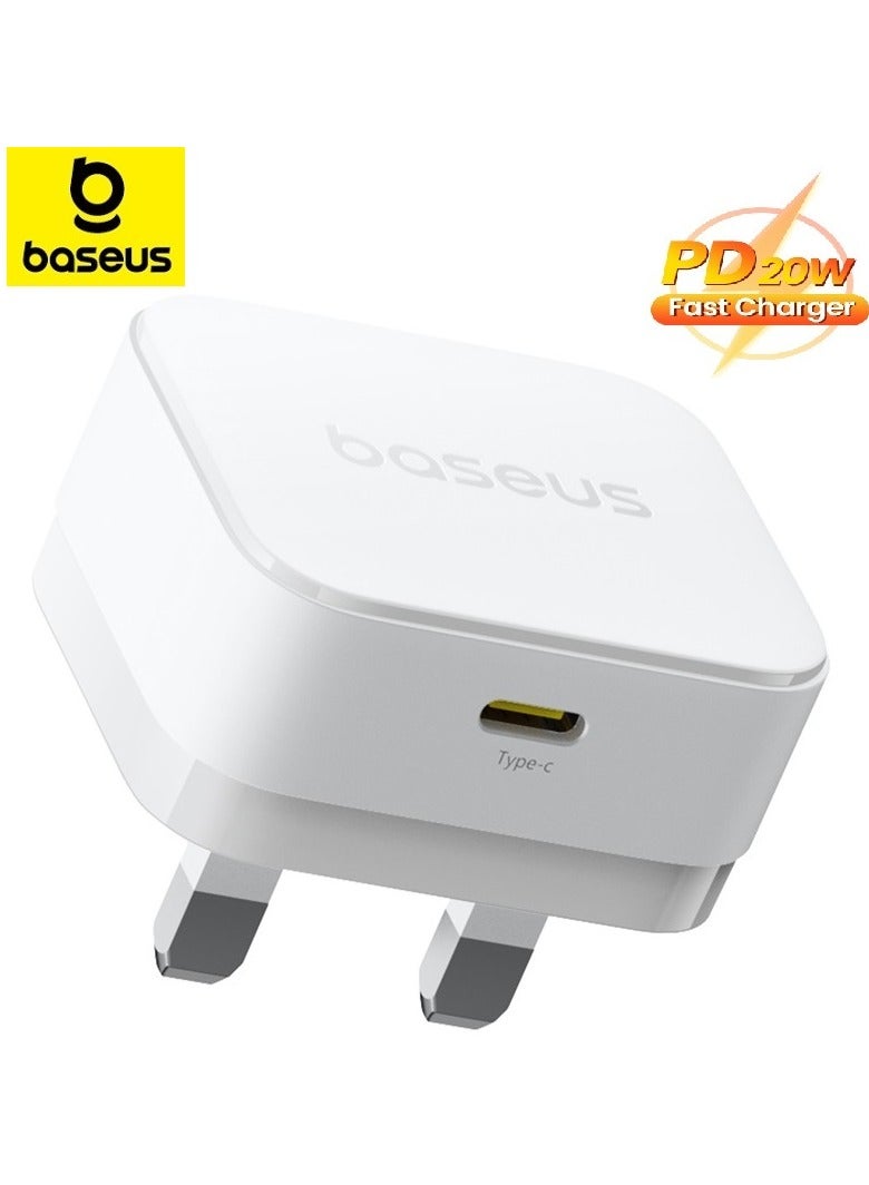 بيسوس شاحن iPhone من النوع C PD 20W شاحن USB C فائق السرعة، رأس شاحن iPhone 15 السريع، مقبس طاقة من النوع C، شاحن حائط، محول سفر، مقبس USB-C لـ iPhone 15/15 Pro Max/15 Pro/15 Plus/14/13/12/11، إلخ - Image 1