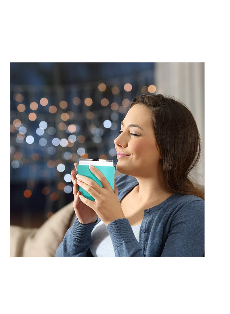 SYOSI حاوية غداء معزولة برطمان طعام ساخن، حافظة حرارية مصنوعة من الفولاذ المقاوم للصدأ قابلة للعزل تسرب، صندوق بينتو قابل للتكديس للمدرسة والمكتب والنزهات والسفر في الهواء الطلق (430مل أخضر) - Image 2