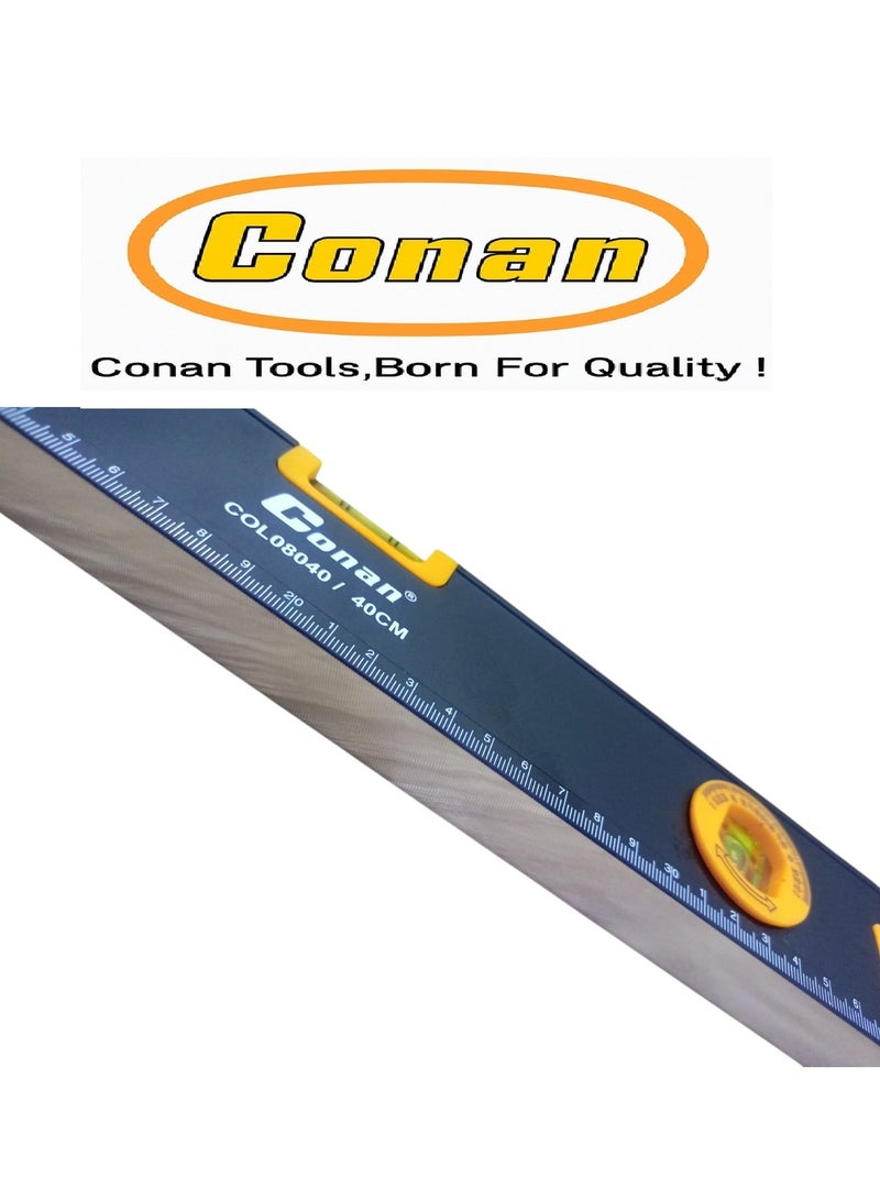 Conan Professional Split Level 40cm – Model COL08040 – 16 Inch Heavy-Duty Spirit Level for Construction & Carpentry - Image 5