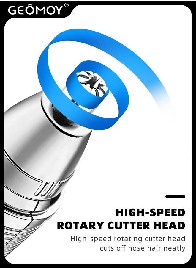 جيموي ماكينة تشذيب شعر الأنف والأذن ، أدوات قص الشعر الأنف الكهربائية مزيل الشعر للرجال - Image 4