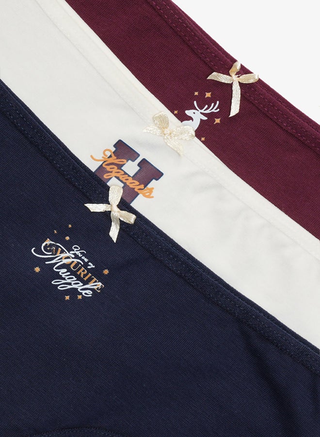 Carina Pack of 3 Colored Brief Panties - Image 3