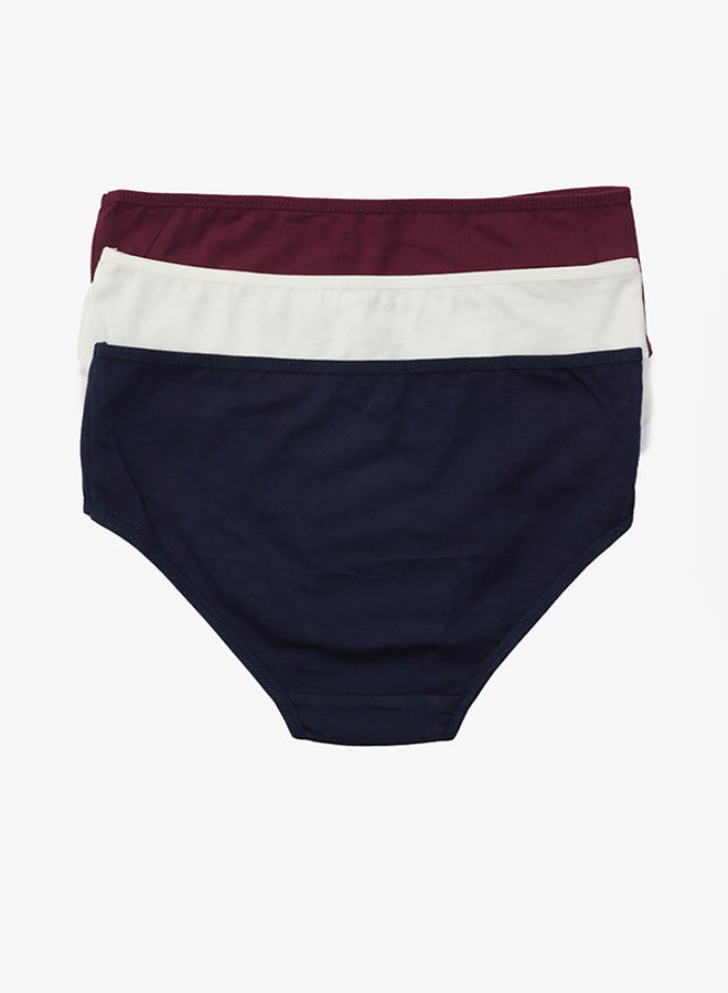 Carina Pack of 3 Colored Brief Panties - Image 2