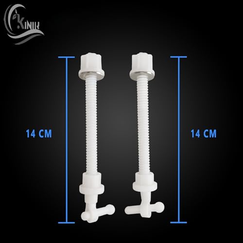 KINIK Plastic Toilet Seat Cover Hinges Parry/Hindwa Type Short Casked, White – Durable, Easy-to-Install Hinges for Secure Toilet Seat Attachment, Ideal for Parry/Hindwa Type Toilets. - Image 5