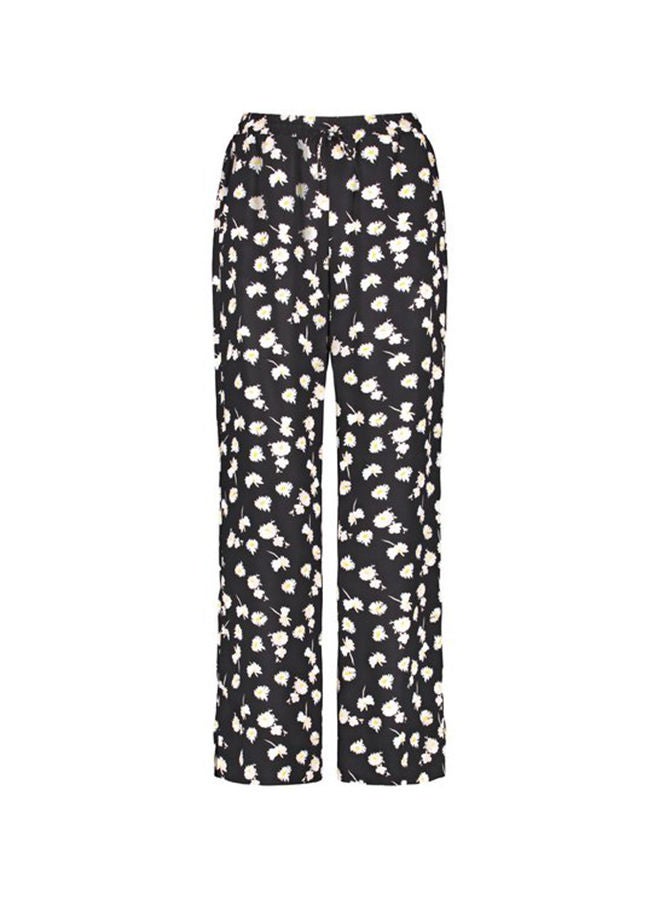 GERRY WEBER EcoVero palazzo trousers with all-over flowers - Image 4