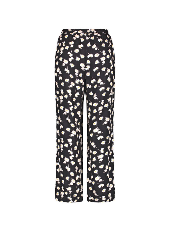 GERRY WEBER EcoVero palazzo trousers with all-over flowers - Image 5