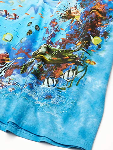 Liquid Blue Men's Tropical Reef T-Shirt, Tie Dye, Medium - Image 3