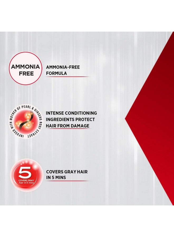 Revlon صبغة شعر سريعة للرجال باللون الأسود الطبيعي | مدعمة بلمسة من اللؤلؤ ومستخلص جذور الجينسنغ لترطيب مكثف | تغطية 100% للشيب في 5 دقائق | شعر لامع ومغذى - Image 3