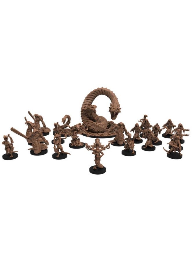 Steamforged Games Epic Encounters: Chamber of The Serpent Folk - RPG Fantasy Roleplaying Tabletop Game with 20 Detailed Miniatures, Double-Sided Game Mat, & Game Master Adventure Book with Monster Stats, 5E Compatible - Image 2