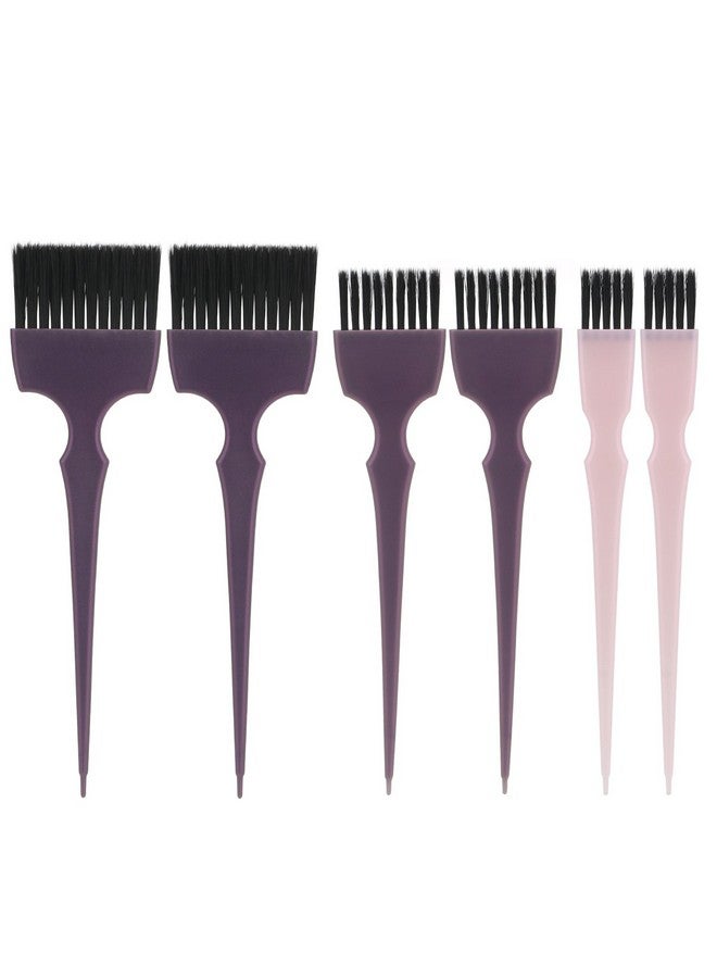 سيج بيوتي مجموعة فرش تصفيف الشعر الاحترافية المكونة من 6 قطع من Segbeauty - فرش الصبغ، فرش وضع اللون لصبغ الشعر، الباليج، والتصفيف - Image 2