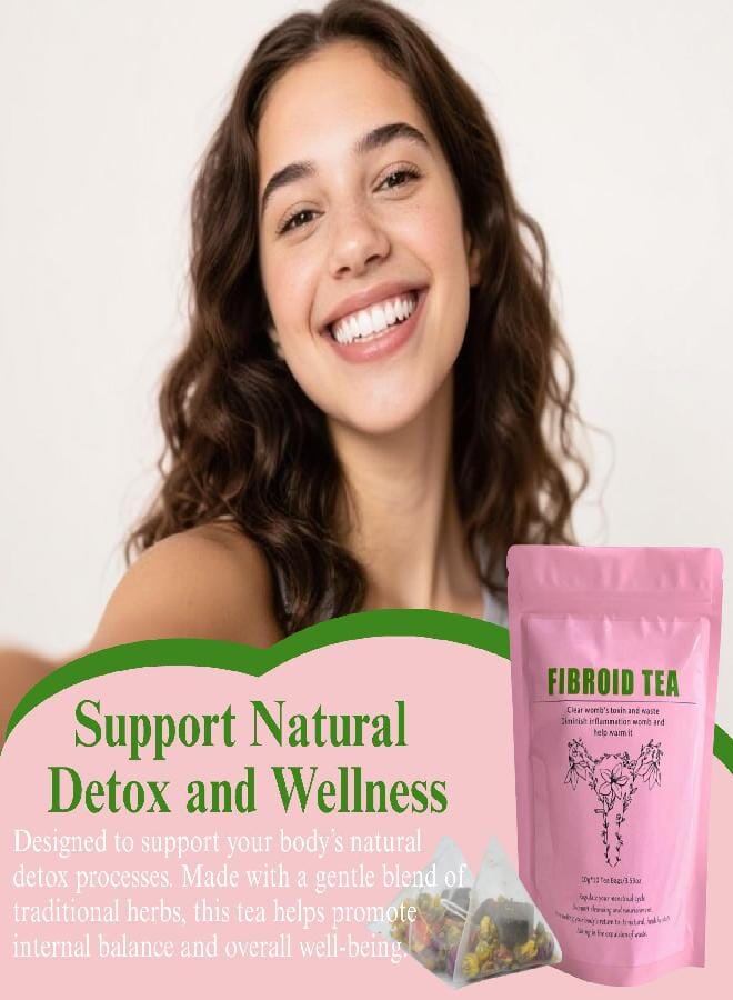 Siyolaherb Natural Fibroid Herbal Tea 2 Pack for Women Get Pregnant Fast and Uterus Cleanse, Fertility Tea for Women Hormone Balance - Image 4
