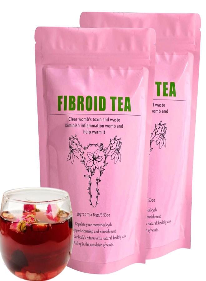 Siyolaherb Natural Fibroid Herbal Tea 2 Pack for Women Get Pregnant Fast and Uterus Cleanse, Fertility Tea for Women Hormone Balance - Image 1
