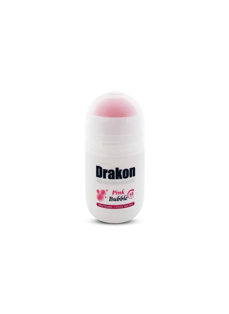 Drakon Whitening Roll On Deodorant Pink Bubble 50 ML 1+1