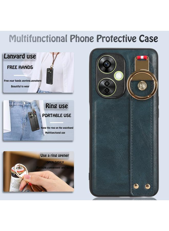 اس-توب جراب خلفي من الجلد لهاتف OnePlus Nord CE3 / CE3 Lite /N30 مع سوار معصم - Image 5