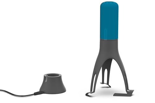 Uutensil StirrTimer Unique USB Rechargeable Automaitc Pan Stirrer with Timer with Cable and Cradle Teal - Image 1