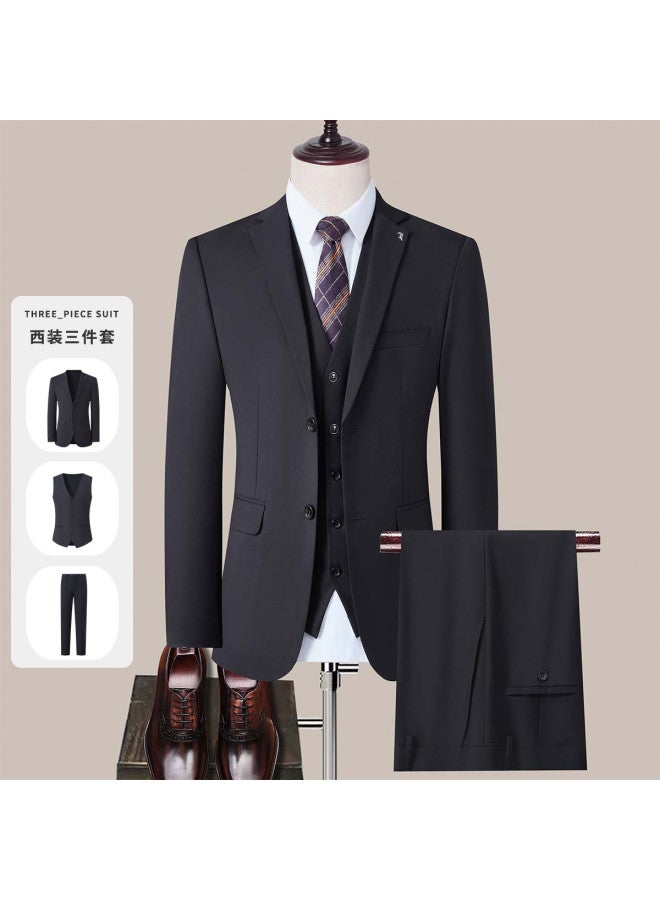 Tucano Men's Suit  All-season Hormone-structured Business Casual Wedding Formal Attire Set - Southwest Style - Image 2