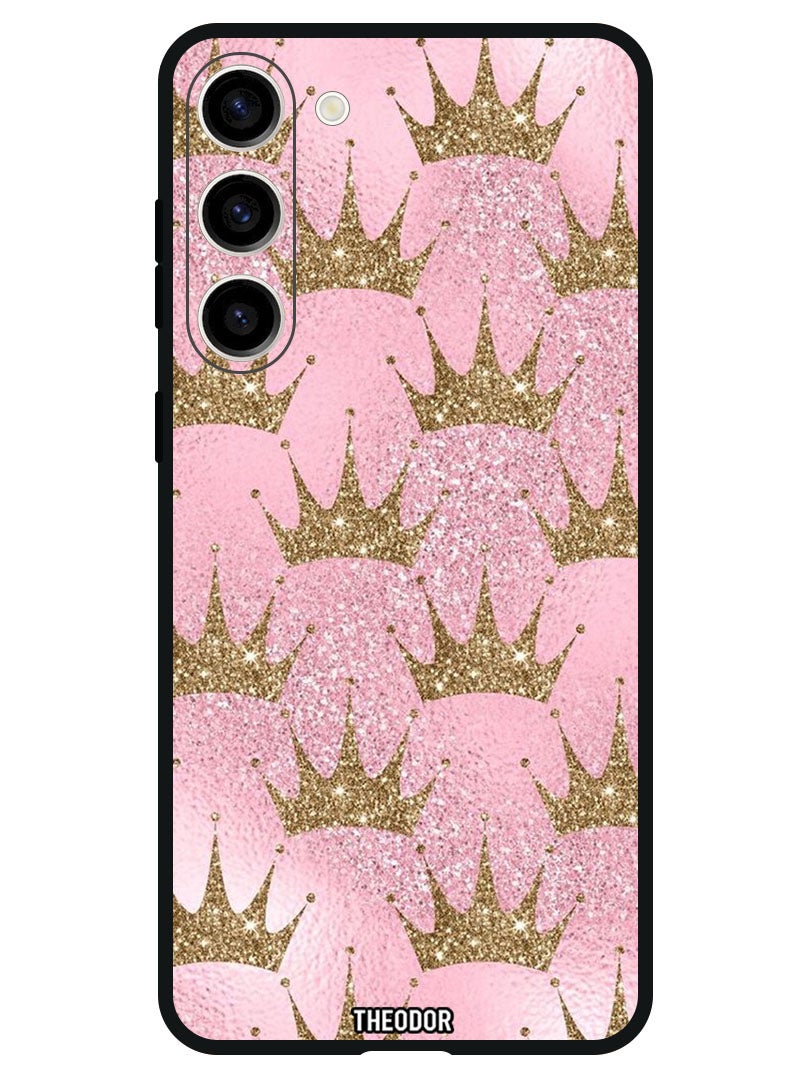Theodor Protective Case Anti Scratch Shock Proof Bumper Cover For Samsung Galaxy S23 FE Glitter Crowns - Image 1